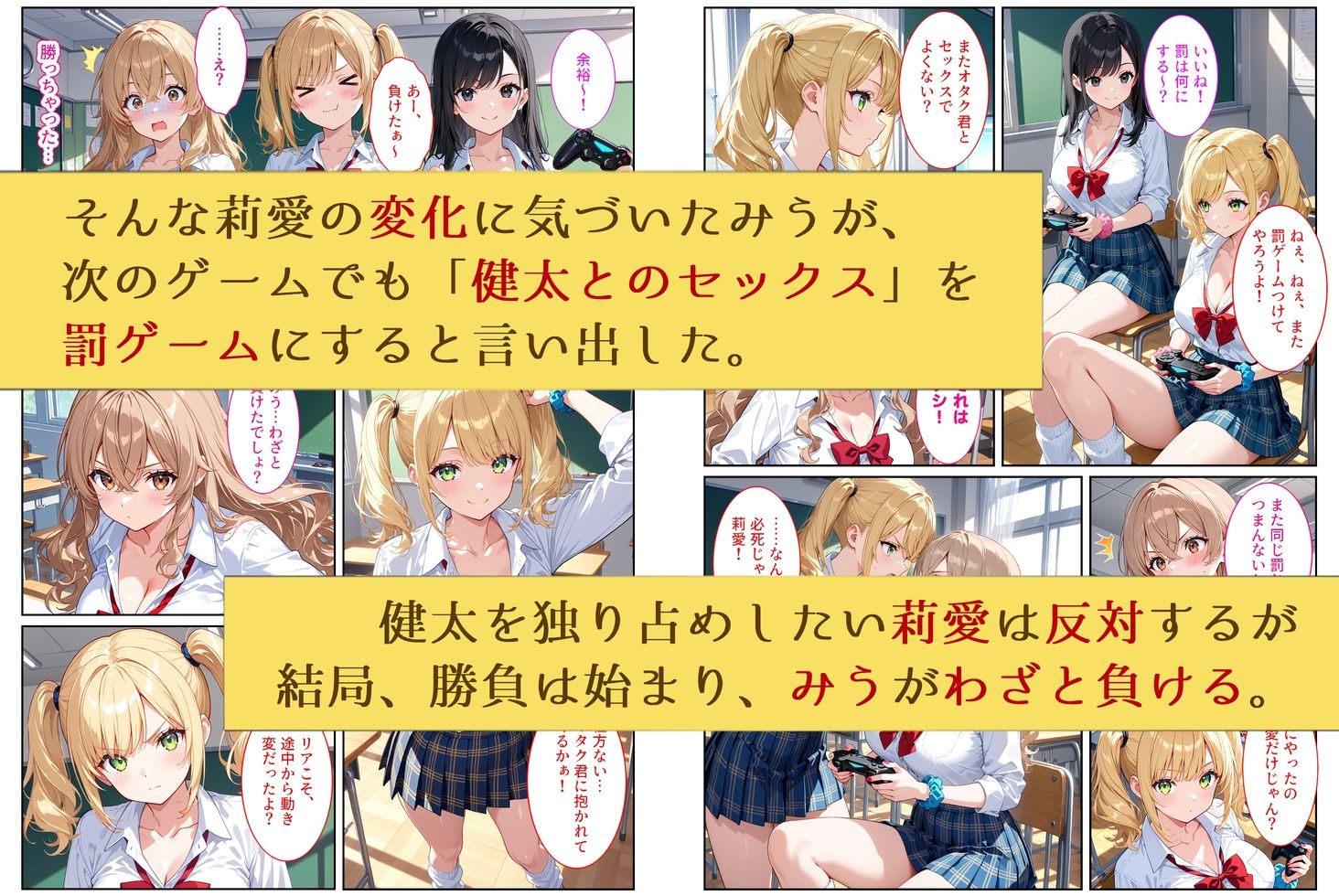 陰キャの僕が一軍ギャルたちの罰ゲームでセックスしたら、なぜか全員セフレになりました サンプル画像6