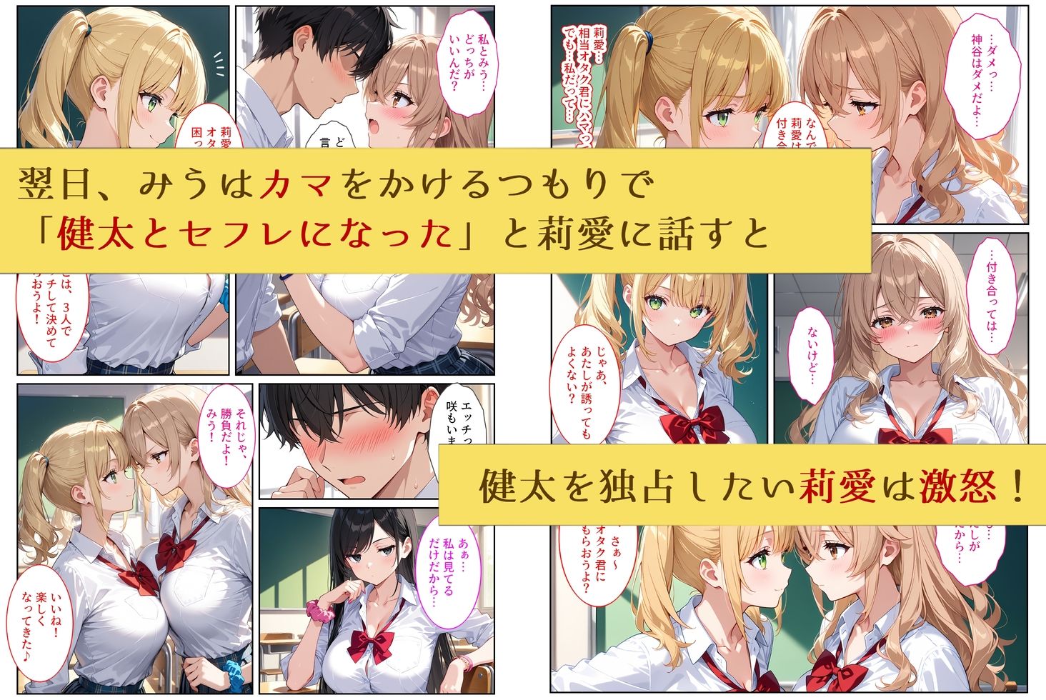 陰キャの僕が一軍ギャルたちの罰ゲームでセックスしたら、なぜか全員セフレになりました サンプル画像8