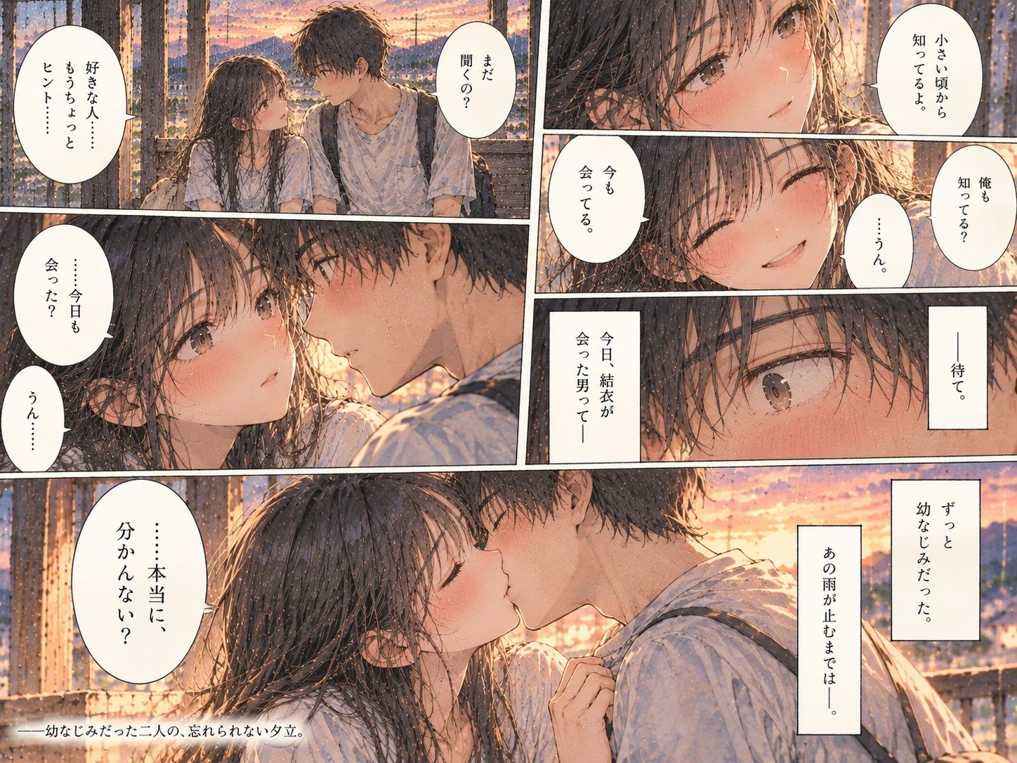 雨宿り、幼なじみが女になった。〜濡れた彼女と二人きりになった夏の夕暮れ〜 サンプル画像6