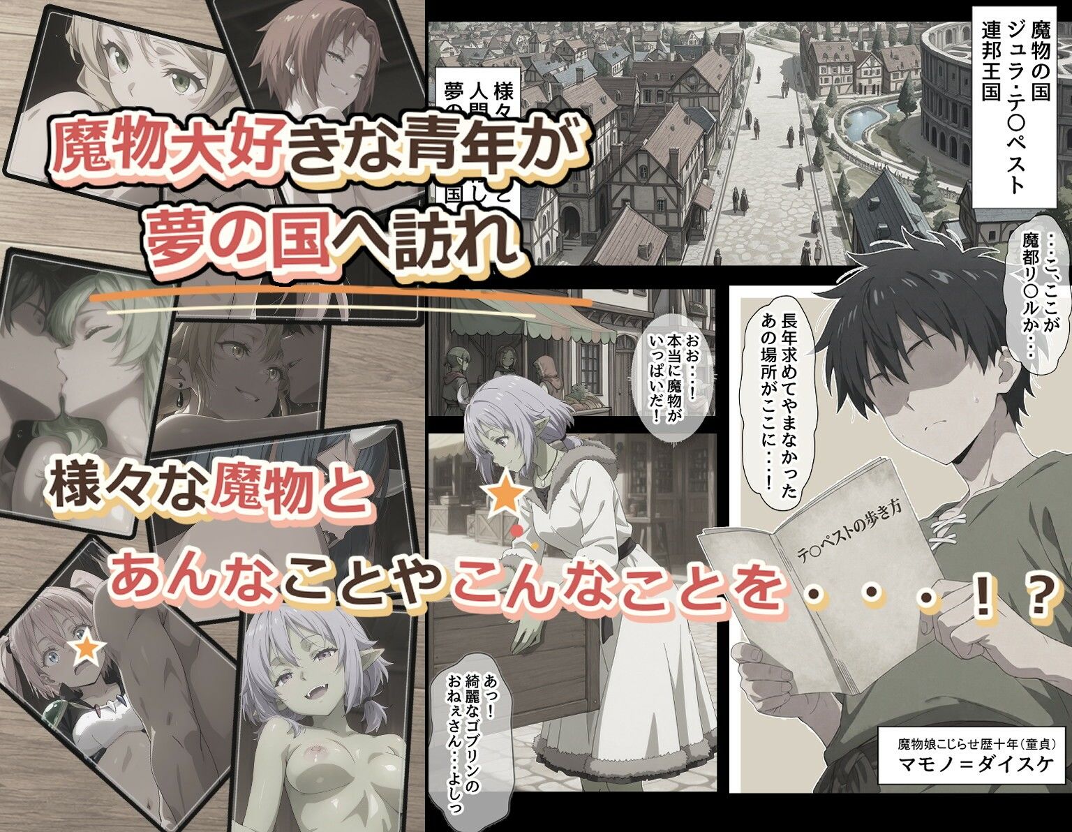 魔物娘大好きな男、夢の国を渡り歩く-魔艶館編- サンプル画像1