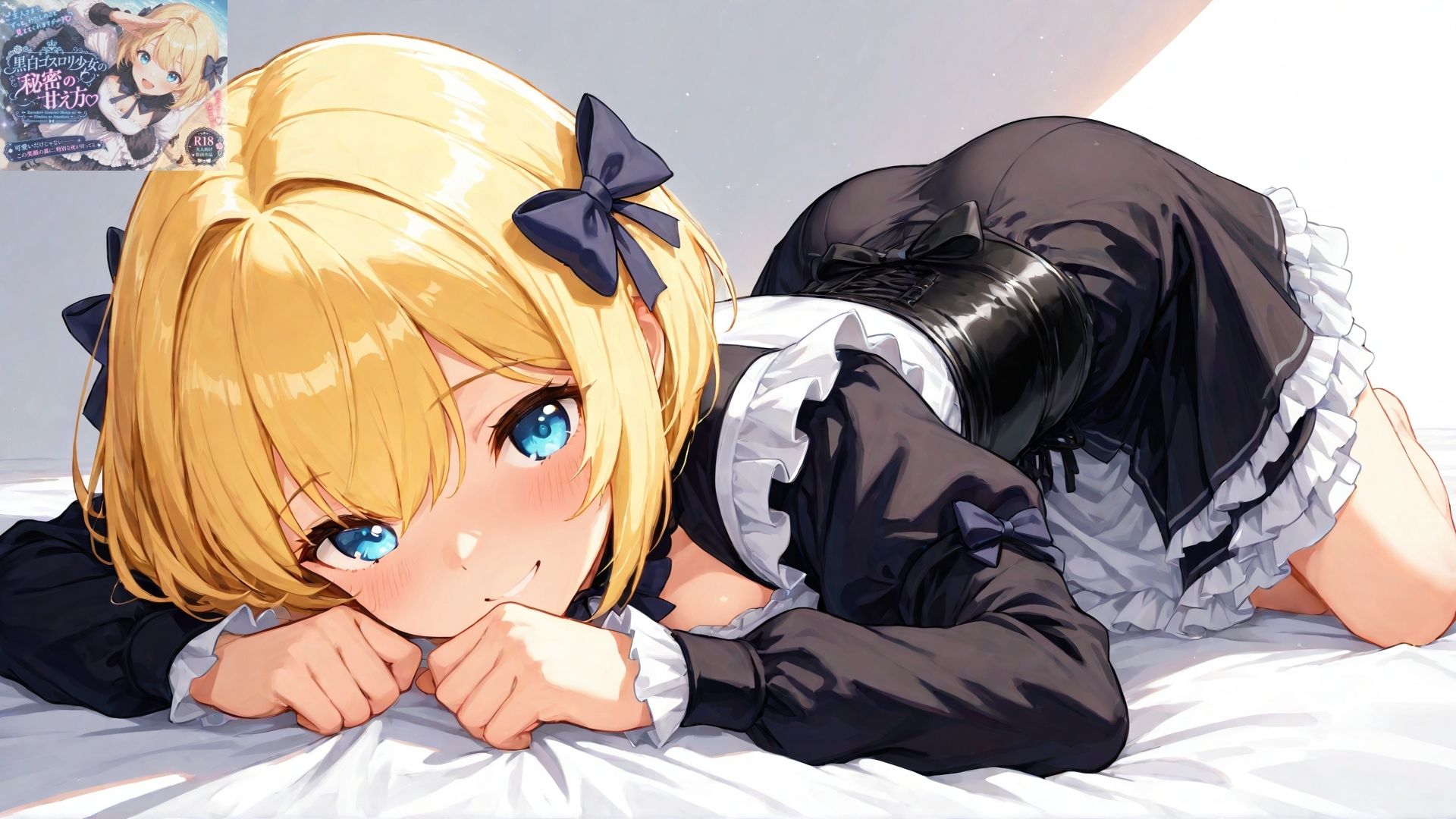 黒白ゴスロリ少女の秘密の甘え方 サンプル画像3